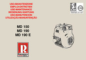 Ruggerini MD 190 E Uso-Manutencion