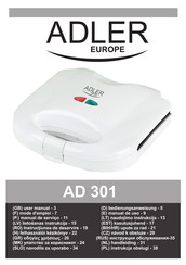 Adler europe AD 301 Manual De Uso