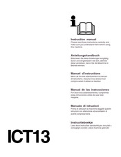 Jonsered ICT13 Manual De Las Instrucciones