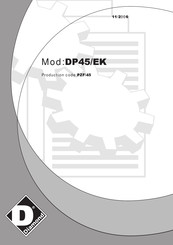 Diamond DP45/EK Instrucciones Para La Installación El Uso Y El Mantenimiento