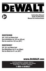 DeWalt DWST82800 Manual De Instrucciones