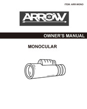 Arrow ARR-MONO Manual Del Propietário