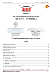 WUNDER WU150 Manual De Instrucciones