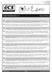 ECS Electronics SP-478-ZZ Manual Del Usuario