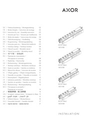 Hansgrohe AXOR Select 1831218 Serie Modo De Empleo/Instrucciones De Montaje