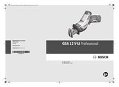 Bosch GSA 12 V-LI Professional Manual Original