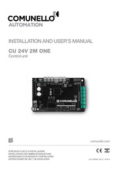 Comunello Automation CU 24V 2M ONE Instrucciones De Uso Y De Instalacion