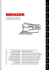 Menzer ETS 125 2.5 Traducción De Las Instrucciones De Uso Originales