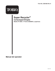 Toro Super Recycler 20038 Manual Del Operador