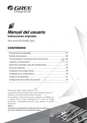 Gree GWH09ACBXB-K3DNA1B Manual Del Usuario