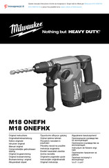 Milwaukee M18 ONEFHX-0X Manual Original