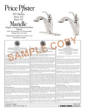 Price Pfister Marielle 532 Serie Manual Del Usuario