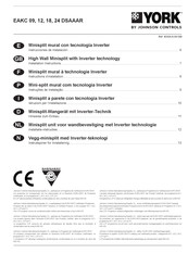 Johnson Controls YORK EAKC-D 12 Instrucciones De Instalación