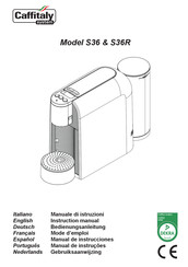 Caffitaly System S36R Manual De Instrucciones