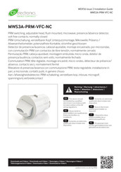 CP Electronics MWS3A-PRM-VFC-NC Guia De Instalacion