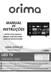 Orima ORS32551AND Libro De Instrucciones