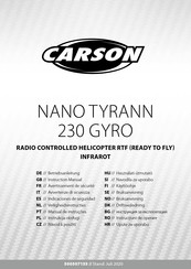 Carson NANO TYRANN 230 GYRO 500507155 Indicaciones De Seguridad