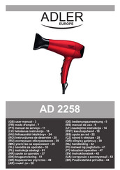 Adler europe AD 2258 Manual De Uso