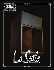 Klipsch HERITAGE La Scala AL5 Manual Del Usuario