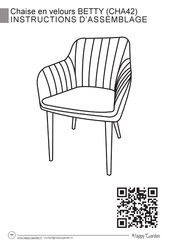 Happy Garden BETTY CHA42 Instrucciones De Montaje