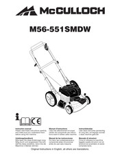 McCulloch M56-551SMDW Manual De Las Instrucciones