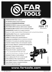 Far Tools FBH 7T Traducción Del Manual Original