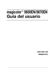 Konica Minolta magicolor 5650EN Guia Del Usuario