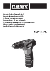 Narex ASV 10-2A Instrucciones De Uso Originales