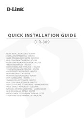 D-Link DIR-809 Guía De Instalación Rápida