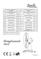 CasaFan Greyhound TV36 II Manual De Instrucciones