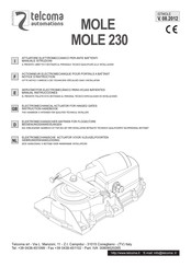 Telcoma Automations MOLE Manual Instrucciones