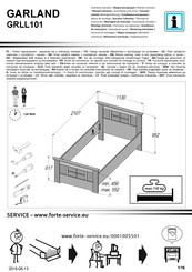 Forte GARLAND GRLL101 Instrucciones De Montaje