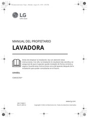 LG F2WV3S70S Serie Manual Del Propietário