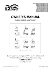 K2 Pumps SPS05001TDK Manual Del Usuario