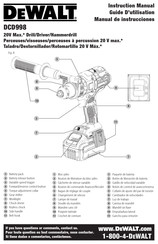 DeWalt DCD998 Manual De Instrucciones