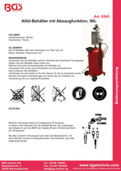 BGS technic 8545 Manual De Instrucciones