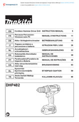 Makita DHP482Z Manual De Instrucciones