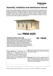 Lemeks Palmako PM56-4529 Instrucciones De Montaje, Instalación Y Mantenimiento