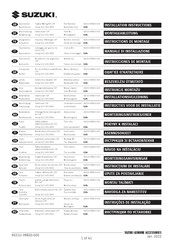 Suzuki 9921U-78R00-000 Instrucciones De Montaje