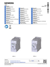 Siemens SIRIUS 3RT203 S 30 Serie Instructivo