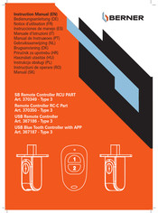 Berner RC-C Part Instrucciones De Manejo