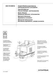 Columbus AKS 80 VDM 108 Manual De Instrucciones