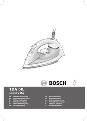 Bosch sensixx B4 TDA 56 Serie Instrucciones De Uso