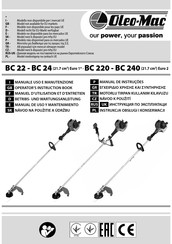 Oleo-Mac BC 240 Manual De Uso Y Mantenimiento