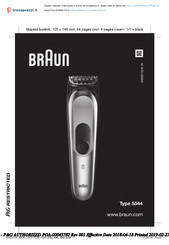 Braun BT 5420 Manual De Instrucciones