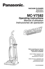 Panasonic QUICKDRAW MC-V7582 Instrucciones De Operación