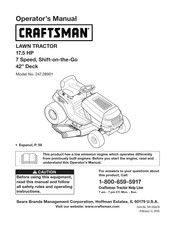 Craftsman 247.28901 Manual Del Usuario