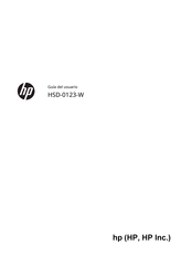 HP HSD-0123-W Guia Del Usuario