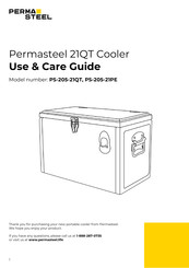 PERMASTEEL PS-205-21QT Guía De Uso Y Cuidado