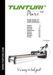 Tunturi PURE ROW 3.1 Manual Del Usuario